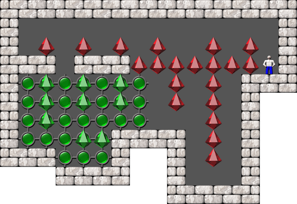 Sokoban Bugs collection 3 level 109